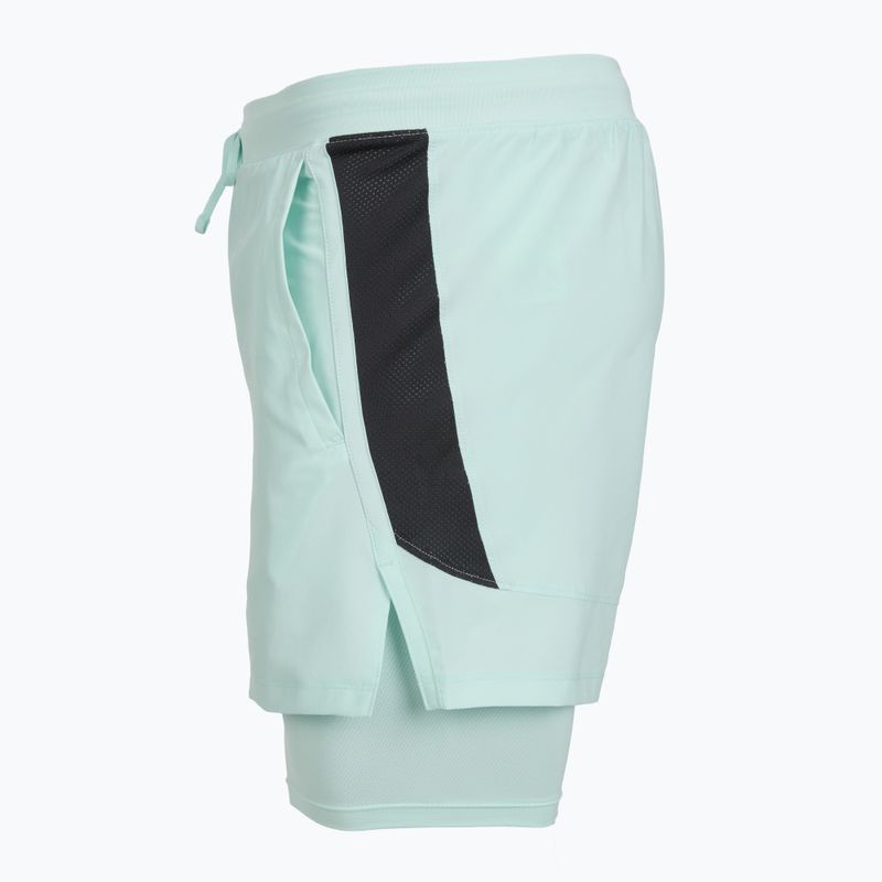 Pánske bežecké šortky Under Armour Launch 5" 2IN1 refresh mint/castlerock 4
