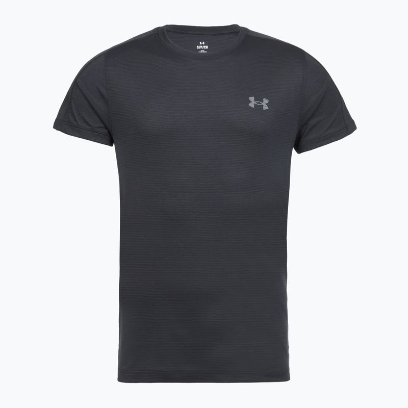 Pánske bežecké tričko Under Armour Velociti Reflect black/black/metallic silver