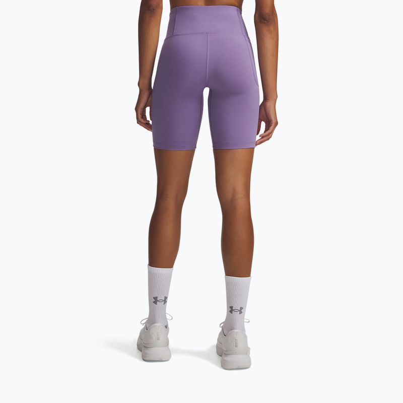 Dámske tréningové šortky Under Armour Motion Bike EMEA purple luxe/white 3