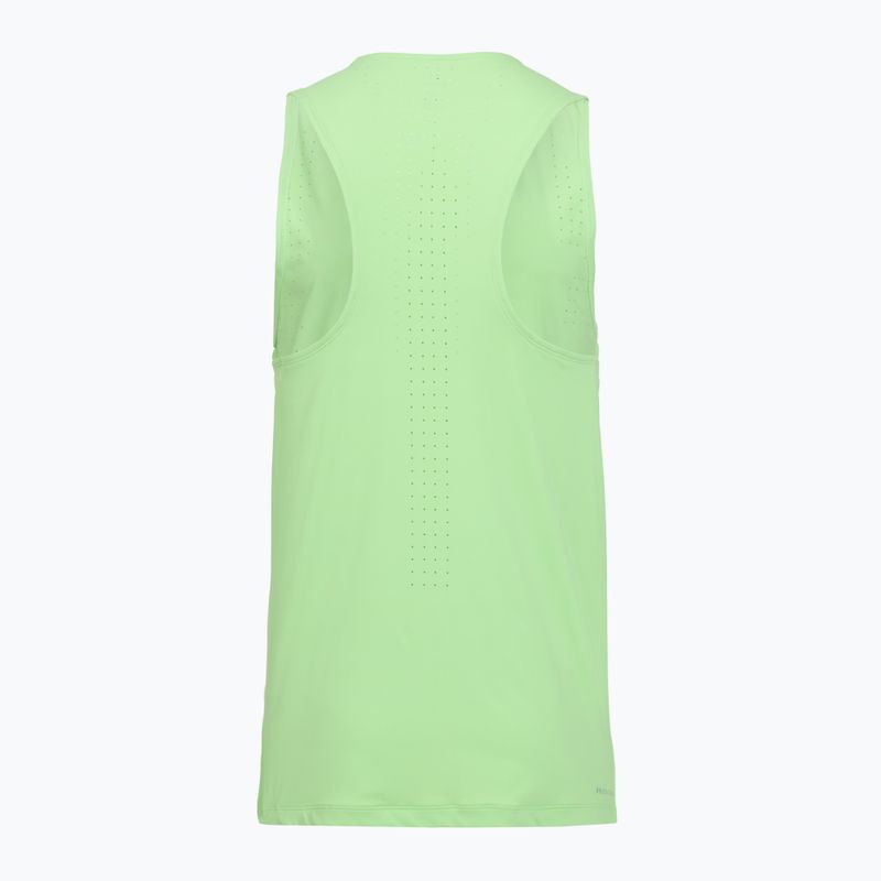 Pánske bežecké tričko Under Armour Velociti Pro Singlet lumos lime/white 2