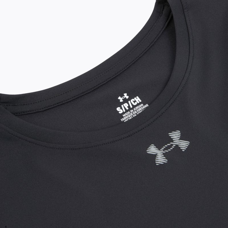 Dámske bežecké tričko Under Armour Velociti Pro black/black/metallic silver 3