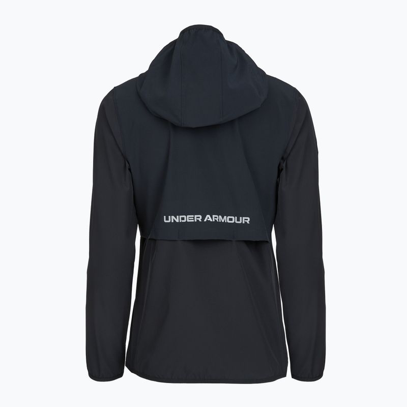 Dámska bežecká bunda Under Armour Velociti Pro Storm black/black/metallic silver 2