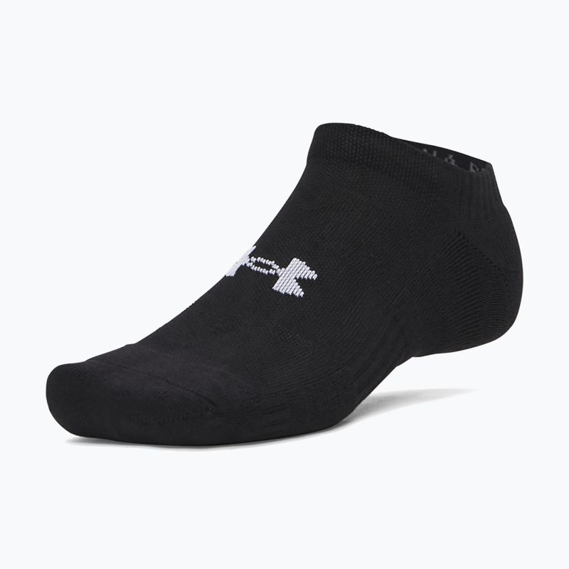 Pánske ponožky Under Armour Performance Cotton NS 3 pairs ultimate black/ultimate black/white 2