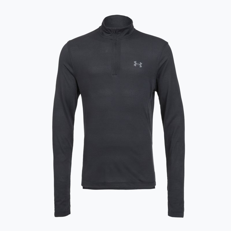 Pánska bežecká mikina Under Armour Velociti 1/4 Zip black/black/metallic silver