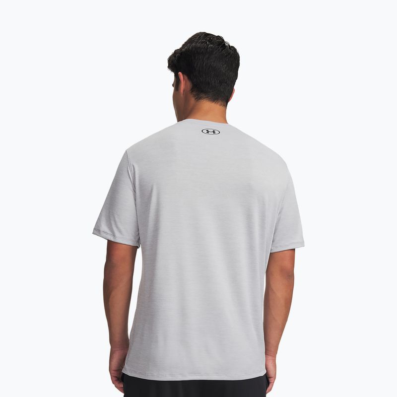 Pánske tréningové tričko Under Armour Tech Vent halo gray/ultimate black 2