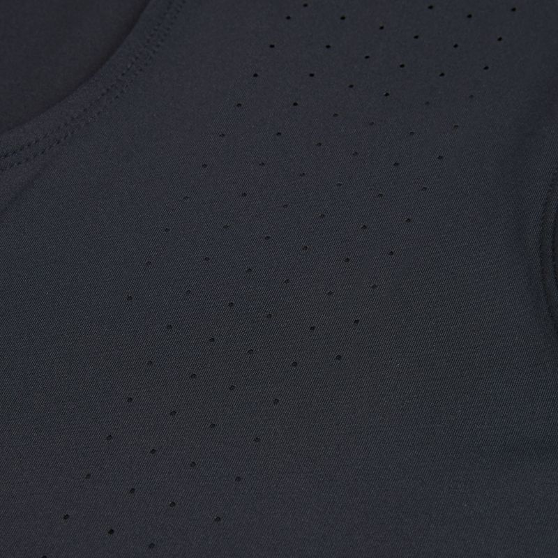 Pánske bežecké tričko Under Armour Velociti Pro Singlet black/black/metallic silver 4