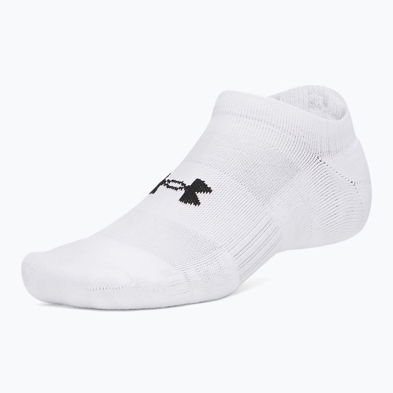 Pánske ponožky Under Armour Performance Cotton NS 3 pack white/steel/steel 2