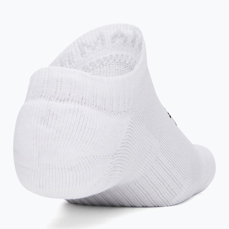 Pánske ponožky Under Armour Performance Cotton NS 3 pack white/steel/steel 3