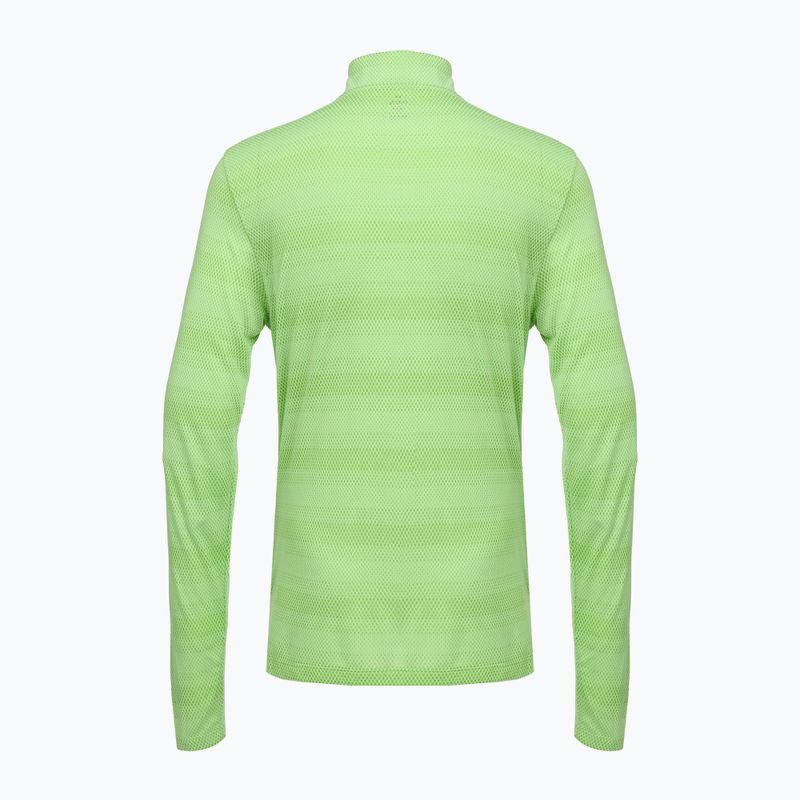 Pánska bežecká mikina Under Armour Velociti 1/4 Zip lumos lime/white 2