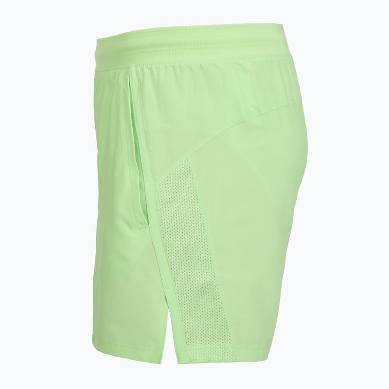 Pánske bežecké šortky Under Armour Launch 5" lumos lime/white 4