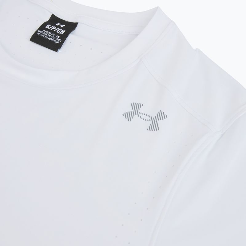 Pánske bežecké tričko Under Armour Velociti Pro white/black/distant gray 3