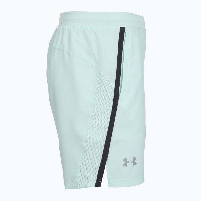 Pánske bežecké šortky Under Armour Launch 7" refresh mint/castlerock 3
