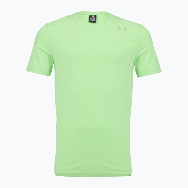 Pánske bežecké tričko Under Armour Velociti Pro lumos lime/white