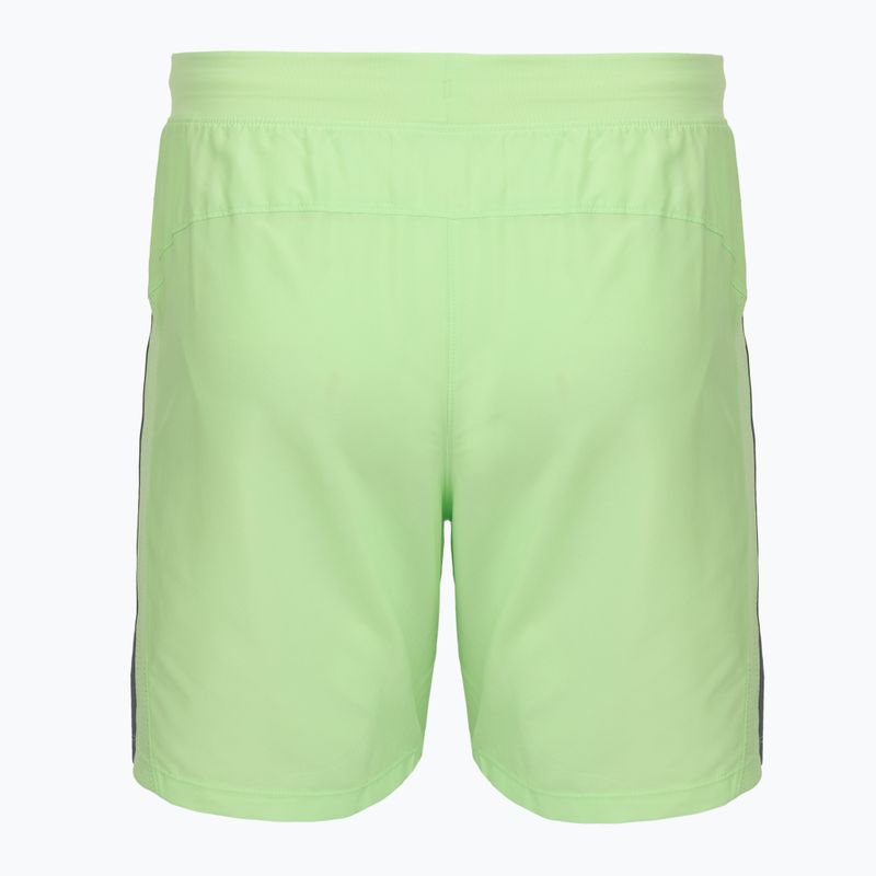 Pánske bežecké šortky Under Armour Launch 7" lumos lime/white 2