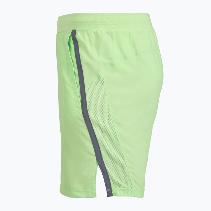 Pánske bežecké šortky Under Armour Launch 7" lumos lime/white 3