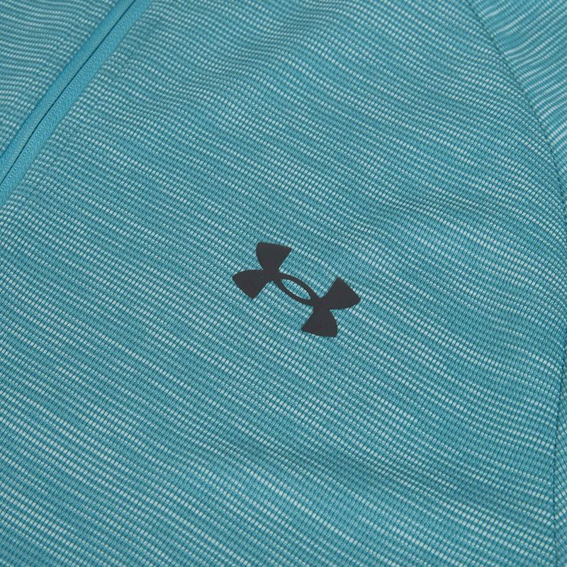 Pánske tričko longsleeve Under Armour Tech Textured 1/2 Zip boundless blue/black 3