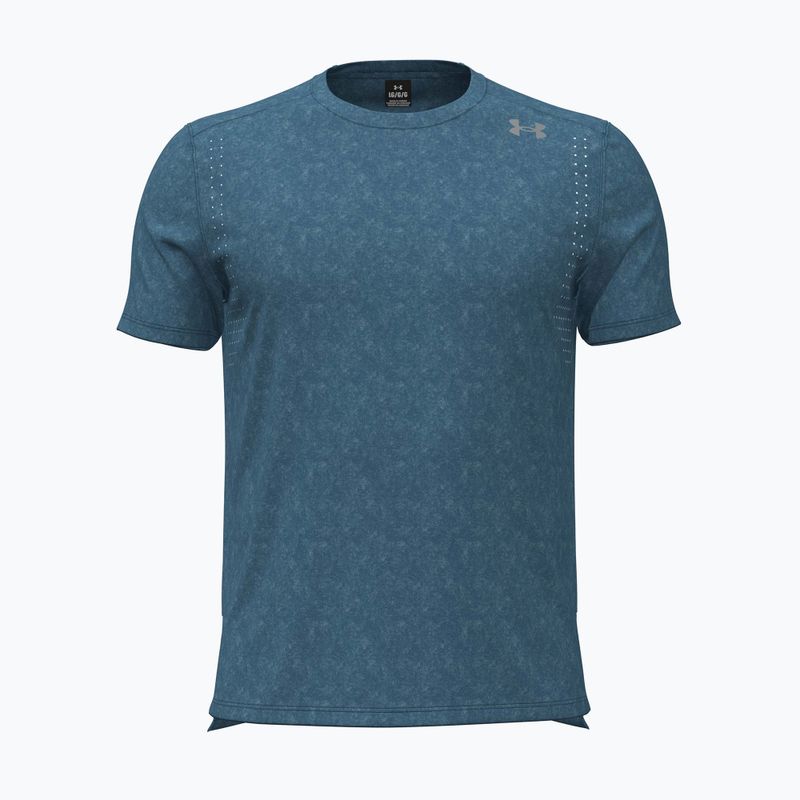 Pánske bežecké tričko Under Armour Velociti Pro Print wham blue/boundless blue/black