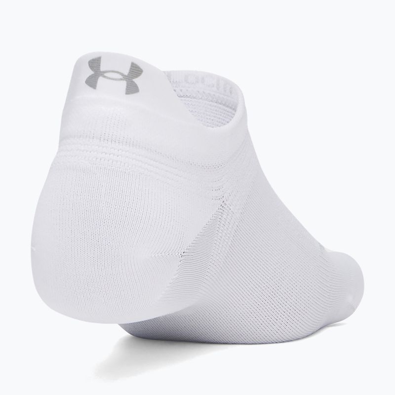 Ponožky Under Armour Velociti Lite NS white/black/distant gray 2