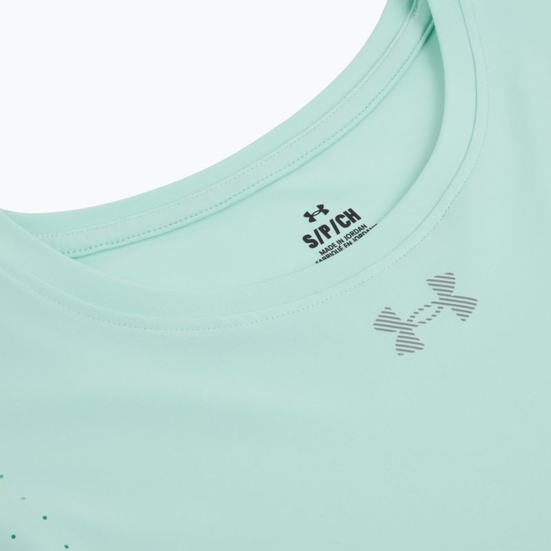Dámske bežecké tričko Under Armour Velociti Pro refresh mint/castlerock 3