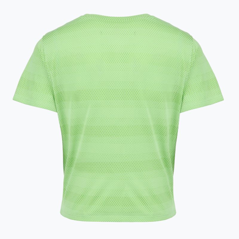 Dámske bežecké tričko Under Armour Velociti lumos lime/white 2