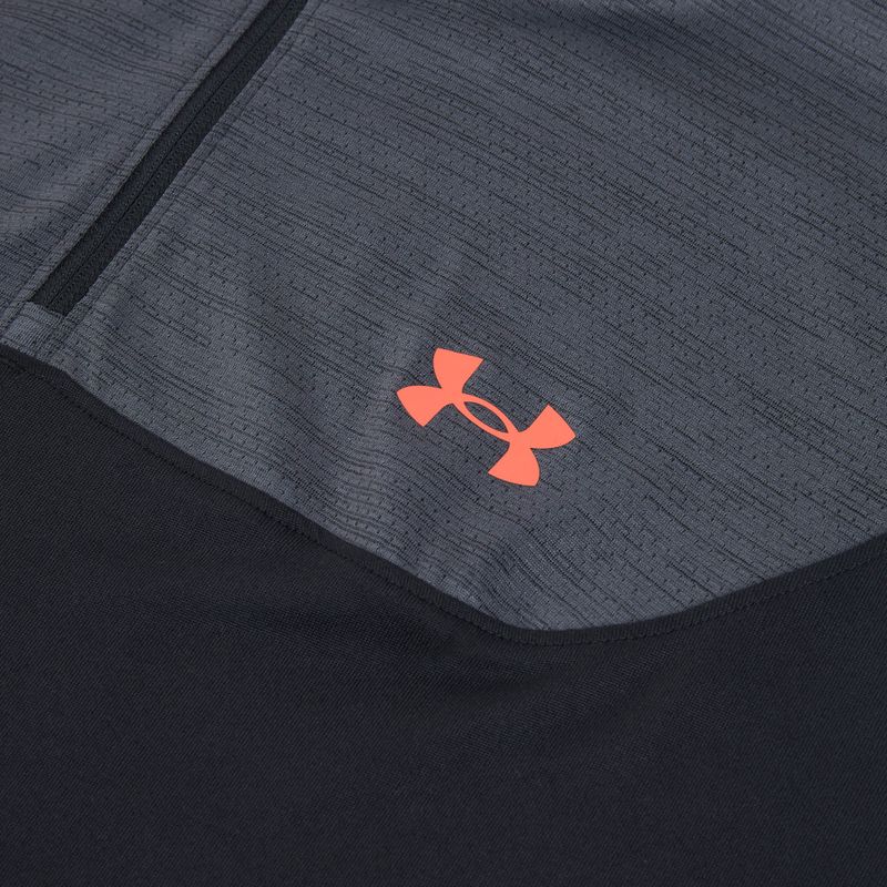 Pánska mikina Under Armour Tech Utility 1/4 Zip black/venom red 3