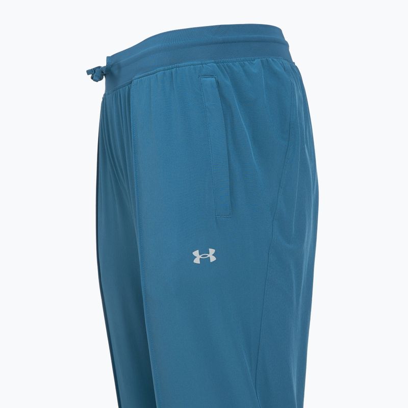 Dámske bežecké nohavice Under Armour Velociti Pro wham blue/hyper green/white 3