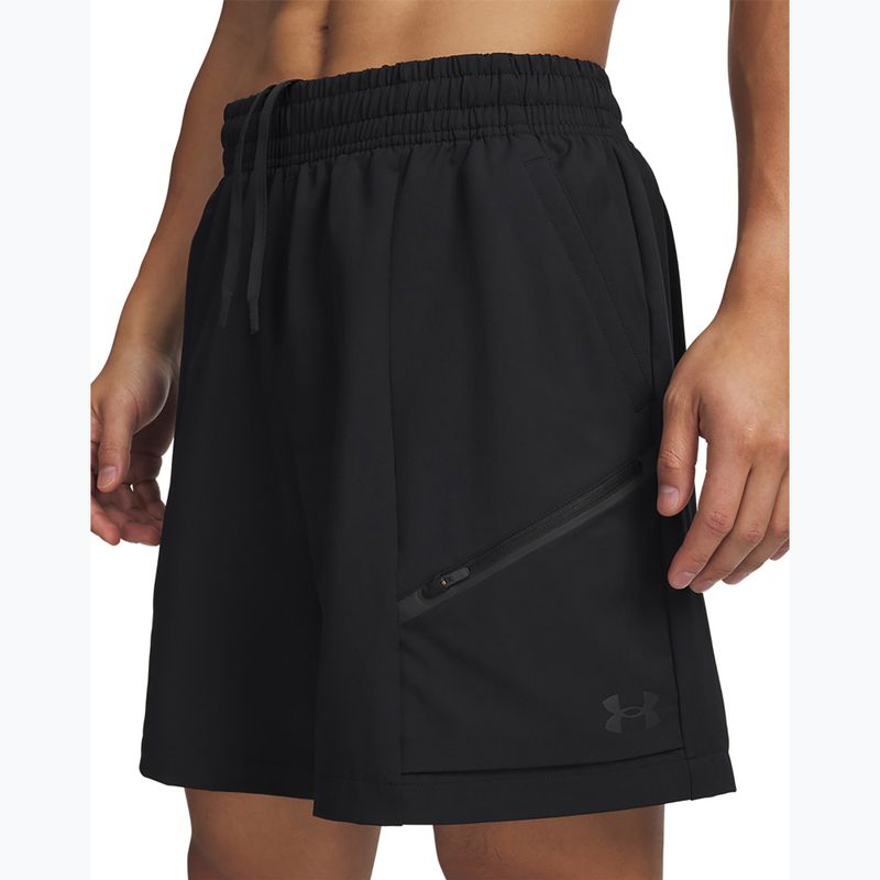 Pánske tréninkové šortky Under Armour Unstoppable Woven Shorts black/black 4