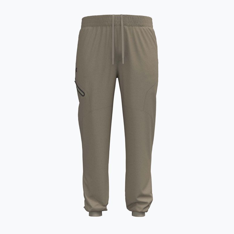 Pánske tréningové nohavice Under Armour Unstoppable Joggers city khaki/black 5