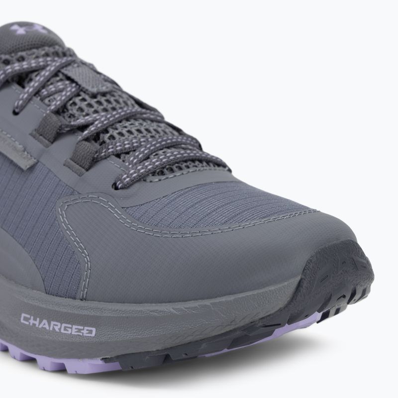 Dámska bežecká obuv  Under Armour Charged Bandit Trail 3 titan grey/castlerock/purple crest 7