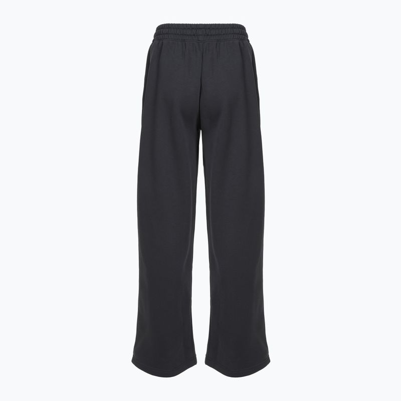 Dámske nohavice Under Armour Rival Fleece Script black/white 2
