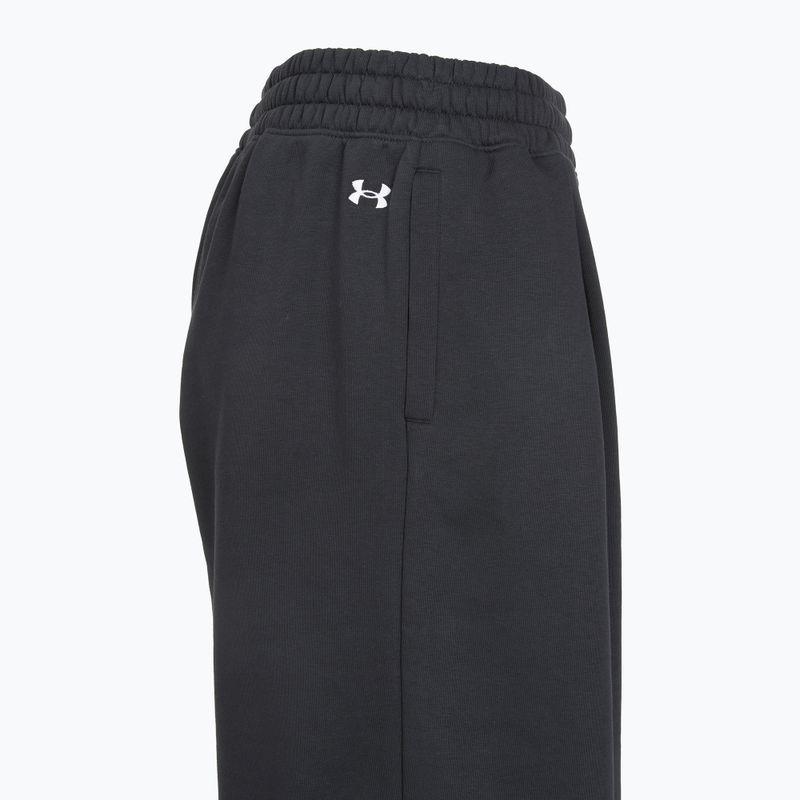 Dámske nohavice Under Armour Rival Fleece Script black/white 4