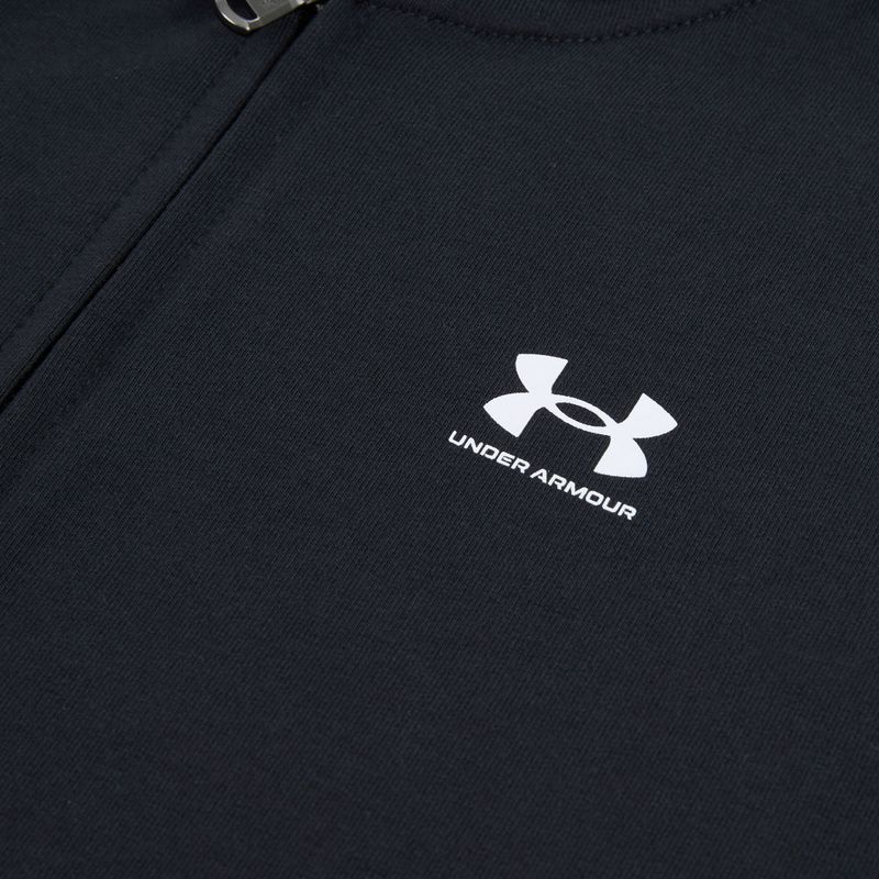 Dámska mikina Under Armour Sport Terry FZ black/white 3