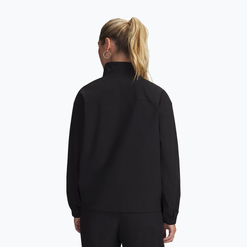 Dámska tréningová bunda Under Armour Unstoppable Woven FZ Jacket ultimate black/ultimate black 2