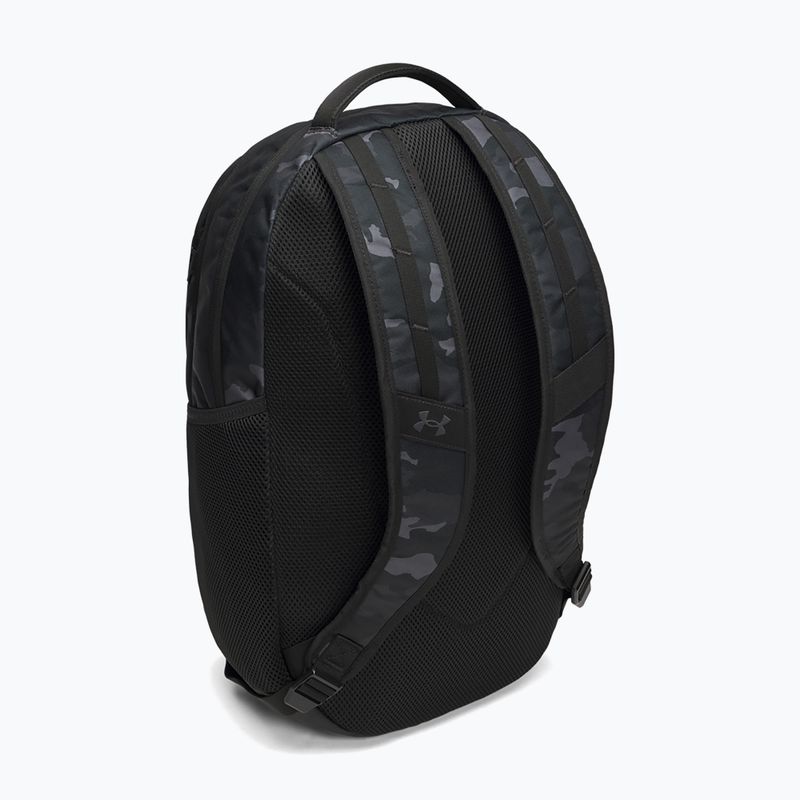 Mestský batoh Under Armour Hustle 6.0 29 l black/black/metallic silver 2