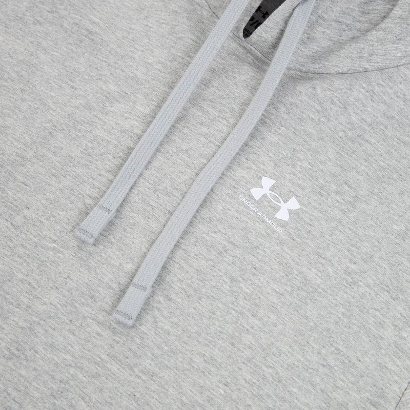 Dámska mikina Under Armour Sport Terry Hoodie mod gray light heather/white 4