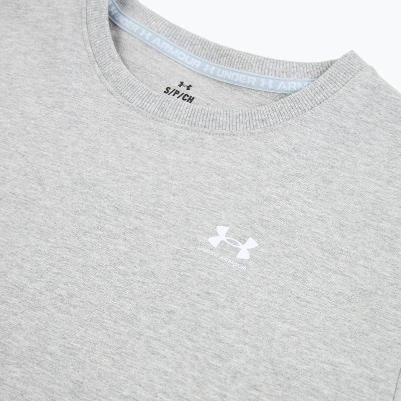 Dámska mikina Under Armour Sport Terry Crew blue gray light heather/white 3