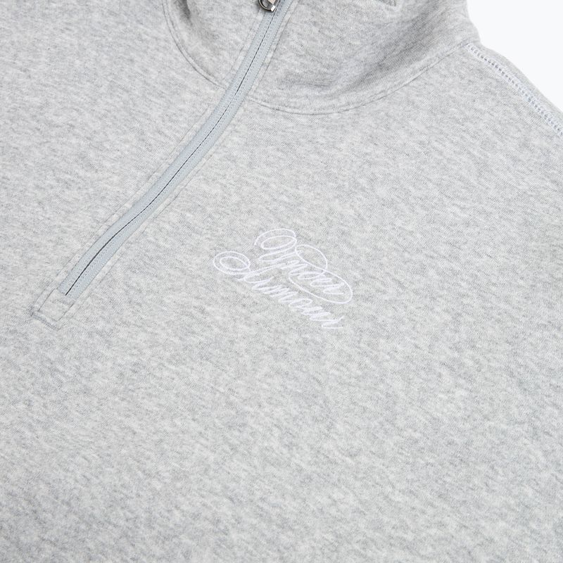 Dámska mikina Under Armour Rival Fleece Script HZ blue gray light heather/white 3