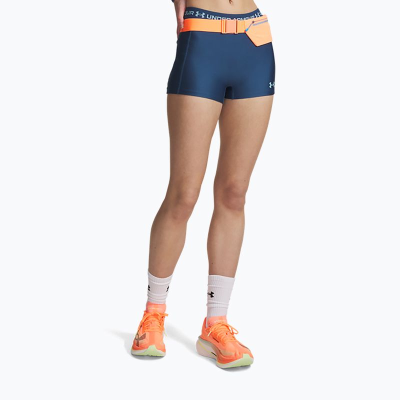 Dámske tréningové šortky Under Armour HeatGear Shorty wham blue/blue haze