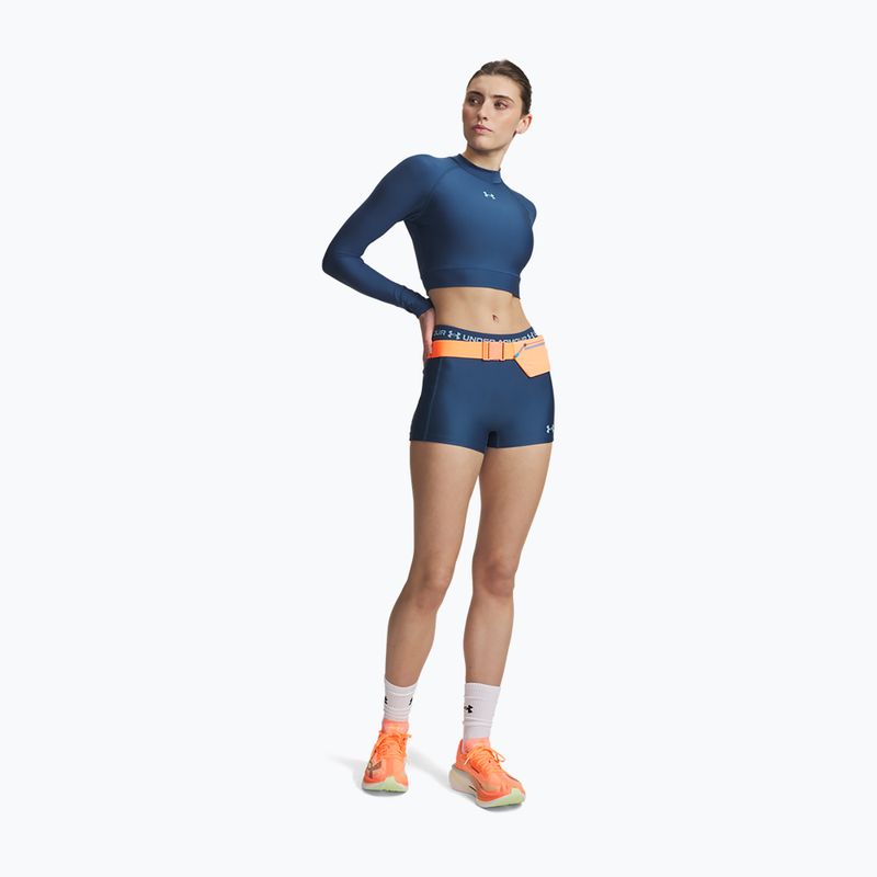 Dámske tréningové šortky Under Armour HeatGear Shorty wham blue/blue haze 2