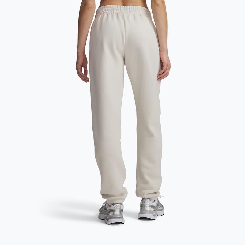 Nohavice dámske Under Armour Icon Fleece Nov Jogger summit white/white 3