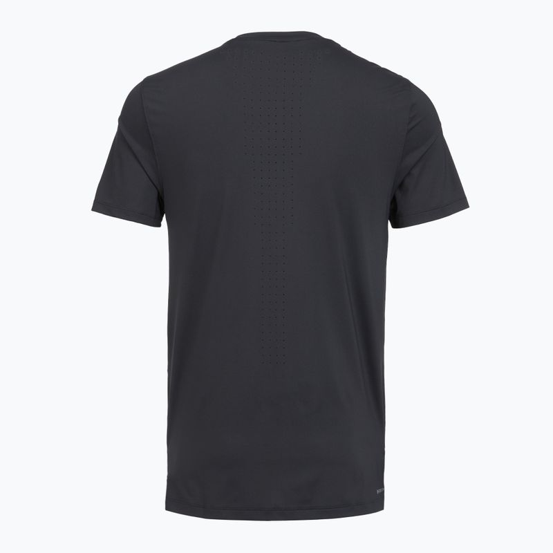 Pánske bežecké tričko Under Armour Velociti Pro black/black/metallic silver 2