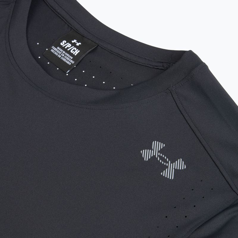 Pánske bežecké tričko Under Armour Velociti Pro black/black/metallic silver 3