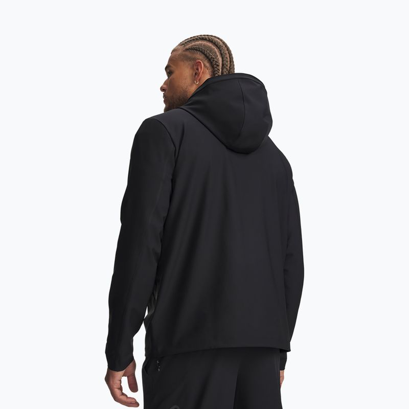 Pánska bunda Under Armour Unstoppable Woven Jacket black/black 2