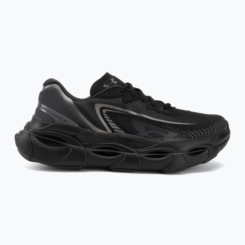 Pánske bežecké topánky Under Armour Halo Racer 2 black/anthracite/metallic black 2