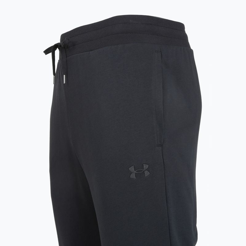 Pánske nohavice Under Armour Rival LW Jogger black/black 3