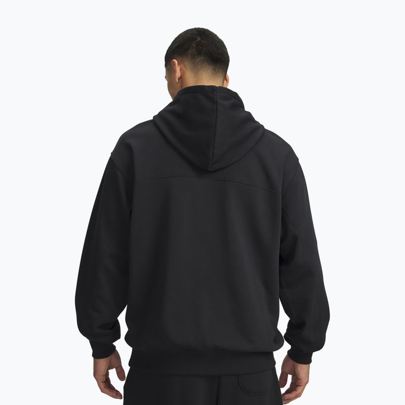 Pánska mikina Under Armour Rival LW Graphic Hoodie black/black 2