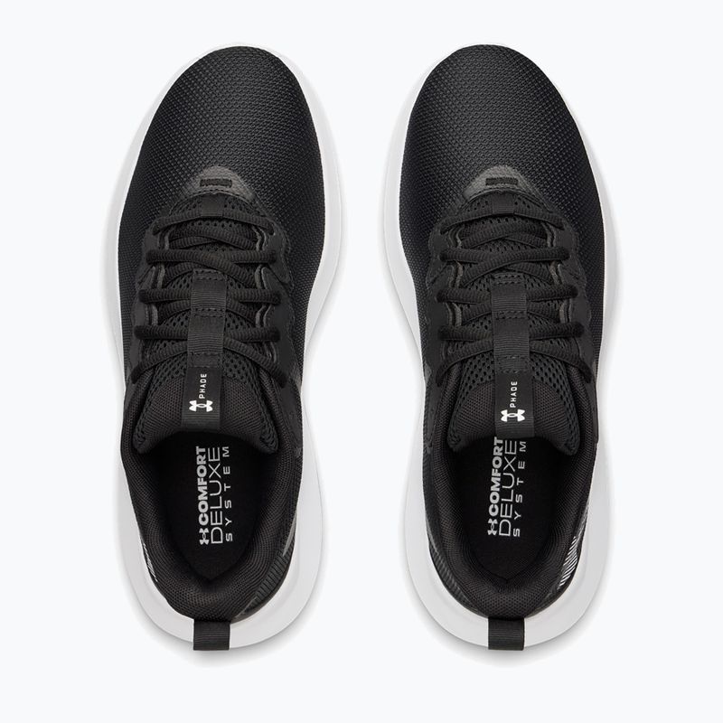 Pánske bežecké topánky Under Armour Phade RN 4 black/black/white 3