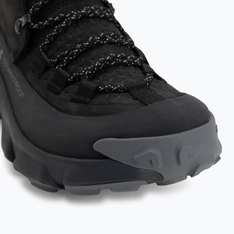 Pánske turistické topánky Under Armour Charged Expanse Mid LTHR WP Black/Anthracite/Bayou 7