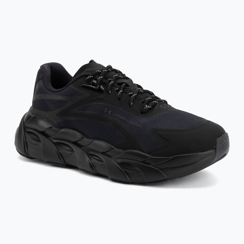 Pánske bežecké topánky Under Armour Halo Runner SE 2 black/anthracite/metallic black