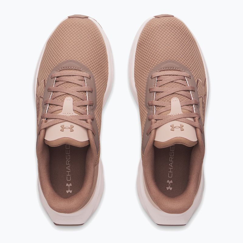 Dámske bežecké topánky Under Armour Ascend BL deep almond/apex pink/deep almond 3